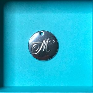 Tiffany & Co “M” Pendant